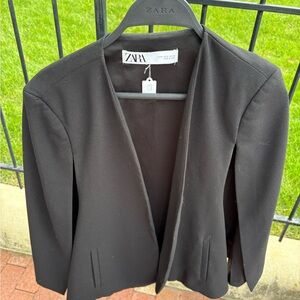 Zara Women's Elegant Black Suit Jacket